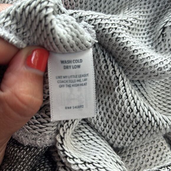 Marine Layer Knox Gray Hooded Shawlneck Pullover Sweater Size Small - Picture 8 of 9
